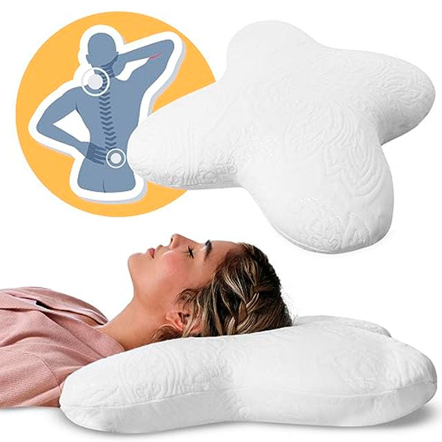 Cuscino a Farfalla in Memory Foam con Effetto Memoria Adattabile