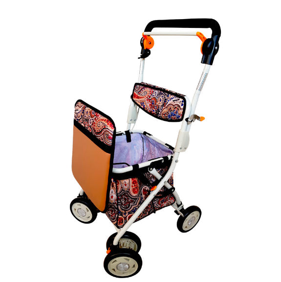 Mobility Walker Rollator Walker, carrello della spesa con sedile, 4 Mobility Walker Rollator Walker, carrello della spesa con sedile, 4