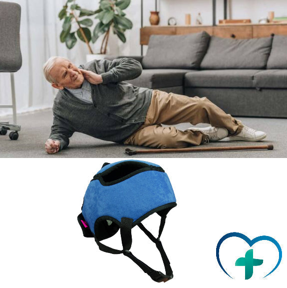 Cappello Protettivo Per Anziani - Casco Imbottito Morbido Per Prevenire Cadute, Grigio Scuro - Foto 13