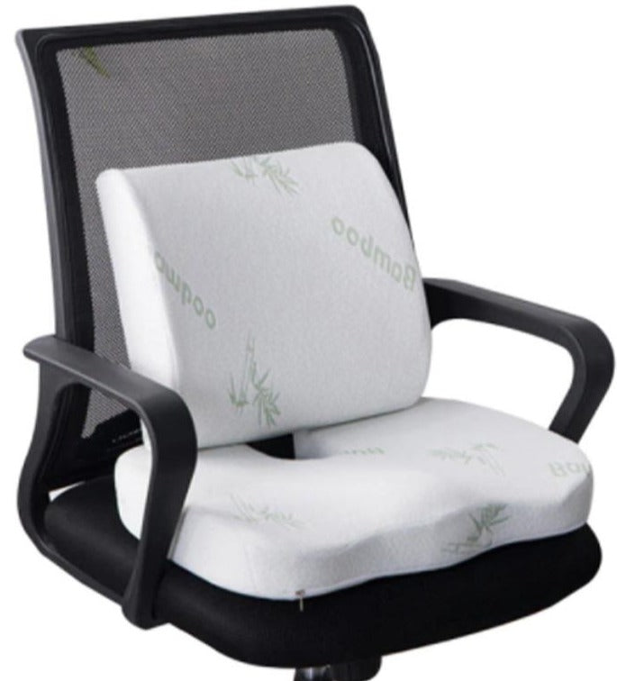 Anzhixiu Cuscino Ergonomico A U Per Sedia Ufficio: Supporto Lungo Per Fianchi E Cosce, Memory Foam