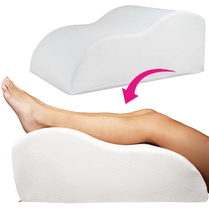 Cuscino per Gambe in Memory Foam | Cuscino Vascolare Effetto Memoria