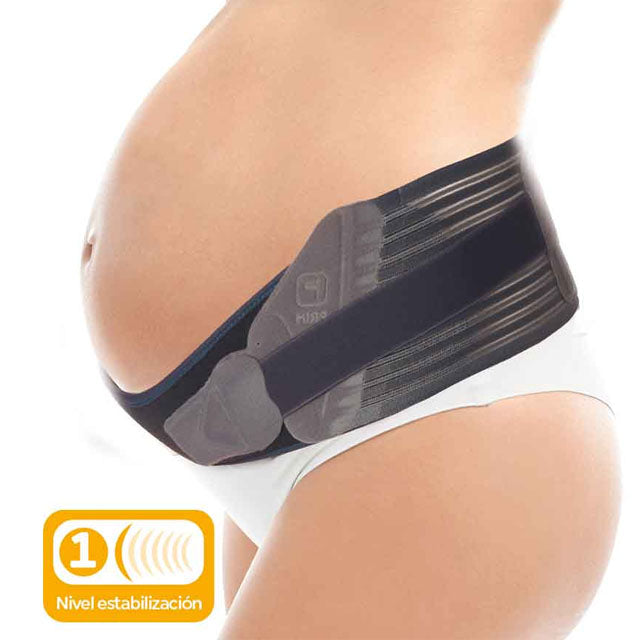 Fascia Sostegno Gravidanza Regolabile - Traspirante Beige - Foto 4