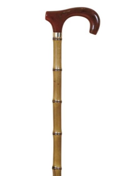 Harvy Made in Germany Cherry Finish Maple Wood Derby Handle Men's