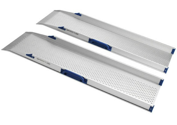 Jago® Rampa Per Sedia A Rotelle - Pieghevole, Portatile, Capacità 270 Kg, In Alluminio - Foto 12