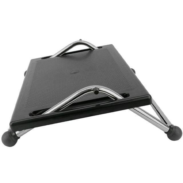 Poggiapiedi Ergonomico Per Ufficio - Regolabile, Antiscivolo, Nero, Per Sotto La Scrivania, 48x30cm - Foto 8