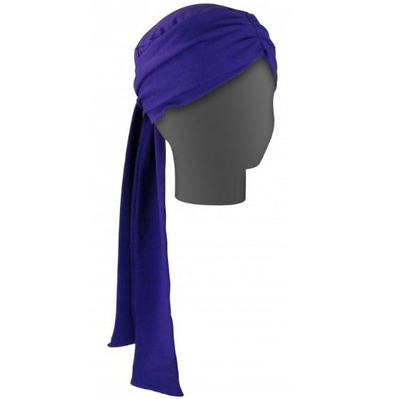 turbante-drapeado-liso-morado-para-mujeres-ortoprime